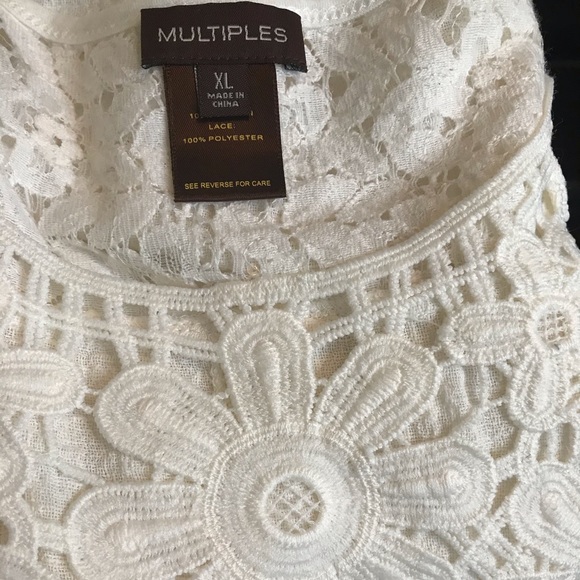 Multiples Embroidered 100% Cotton Tunic-Top - XL - Picture 15 of 17